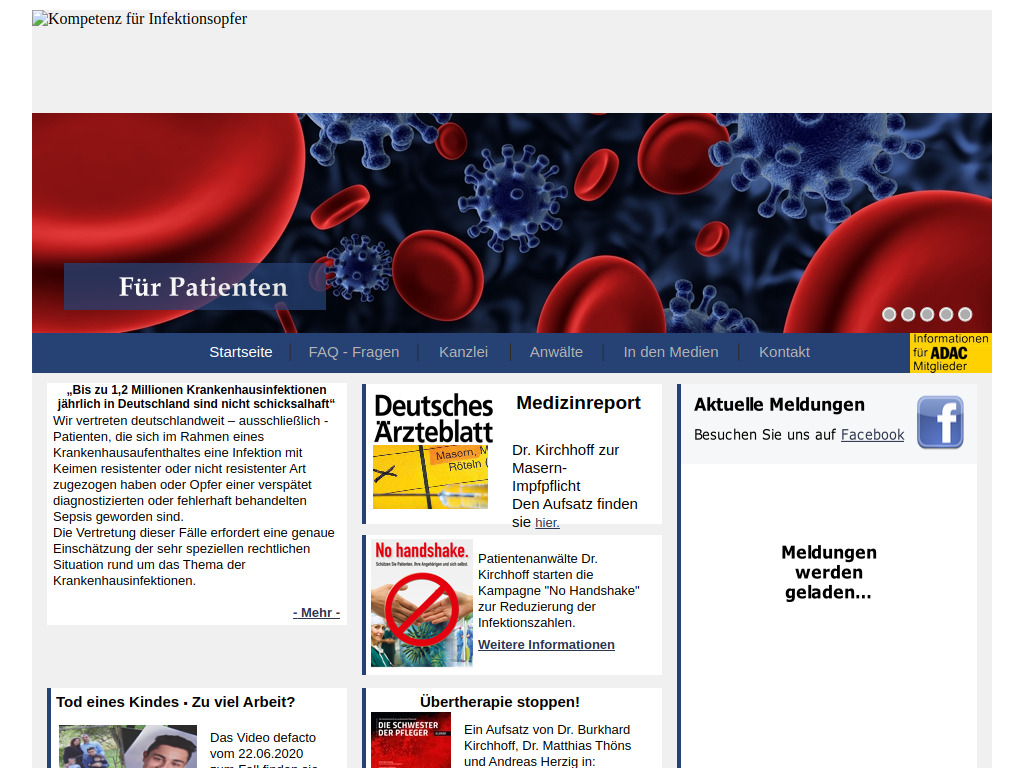 Website von Dr. Kirchhoff in Weilburg