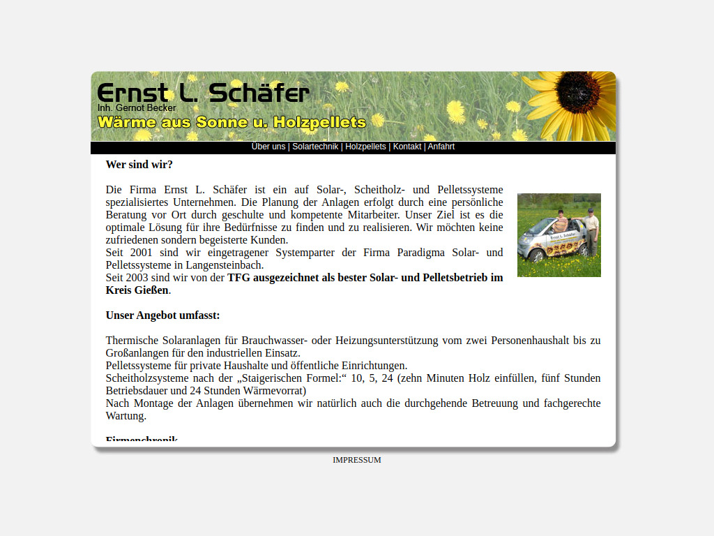 Website von Ernst L. Schäfer in Pohlheim
