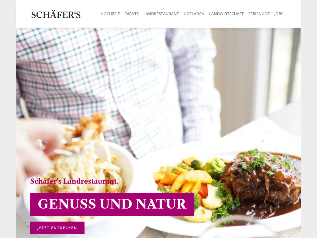Website von Schäfer's auf dem Michaelsberg in Gundelsheim