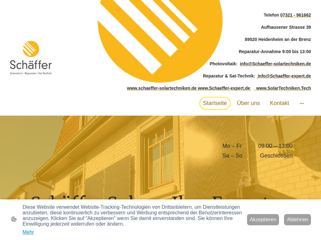 Website von Startseite in Heidenheim an der Brenz