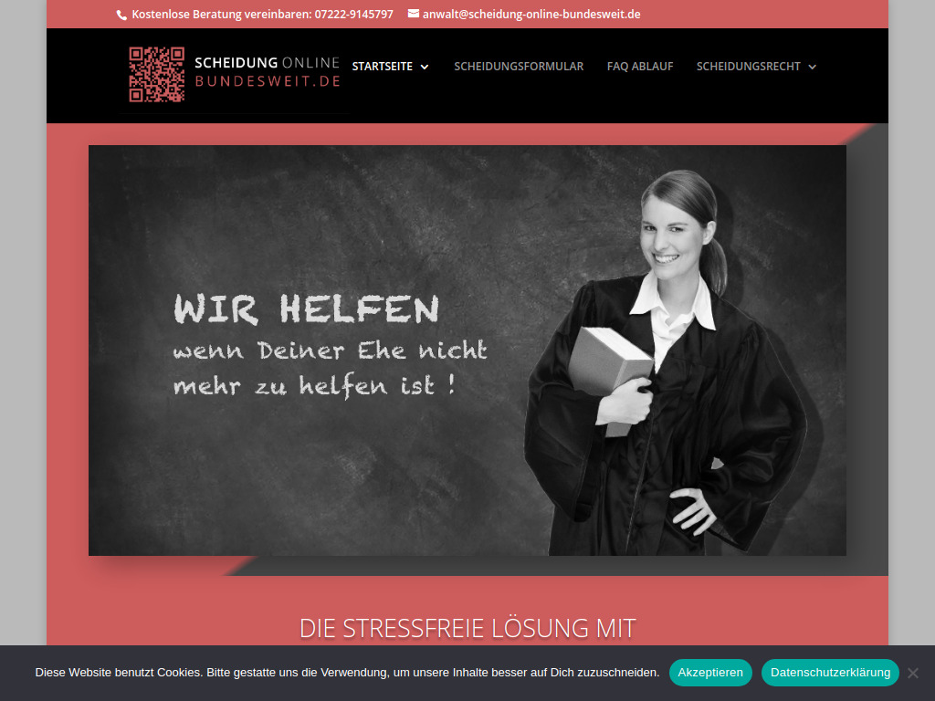 Website von Rechtsanwalt Michael Mayer in Rastatt