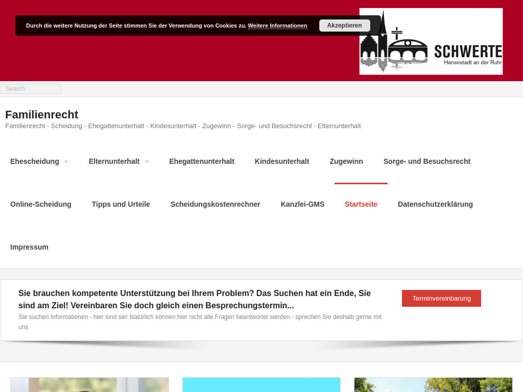 Website von Die in Schwerte