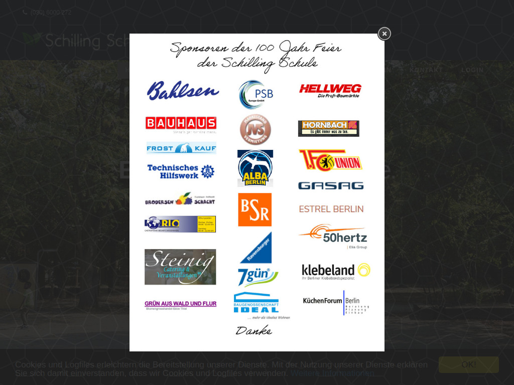 Website von Schilling-Schule in Berlin