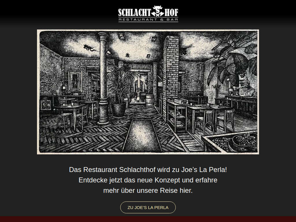 Website von Schlachthof 1 ½ GmbH in Augsburg