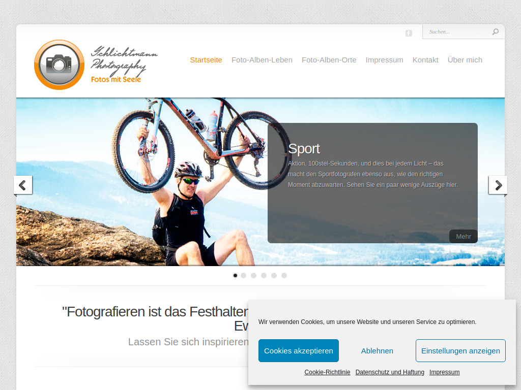 Website von Andreas Schlichtmann in Horneburg