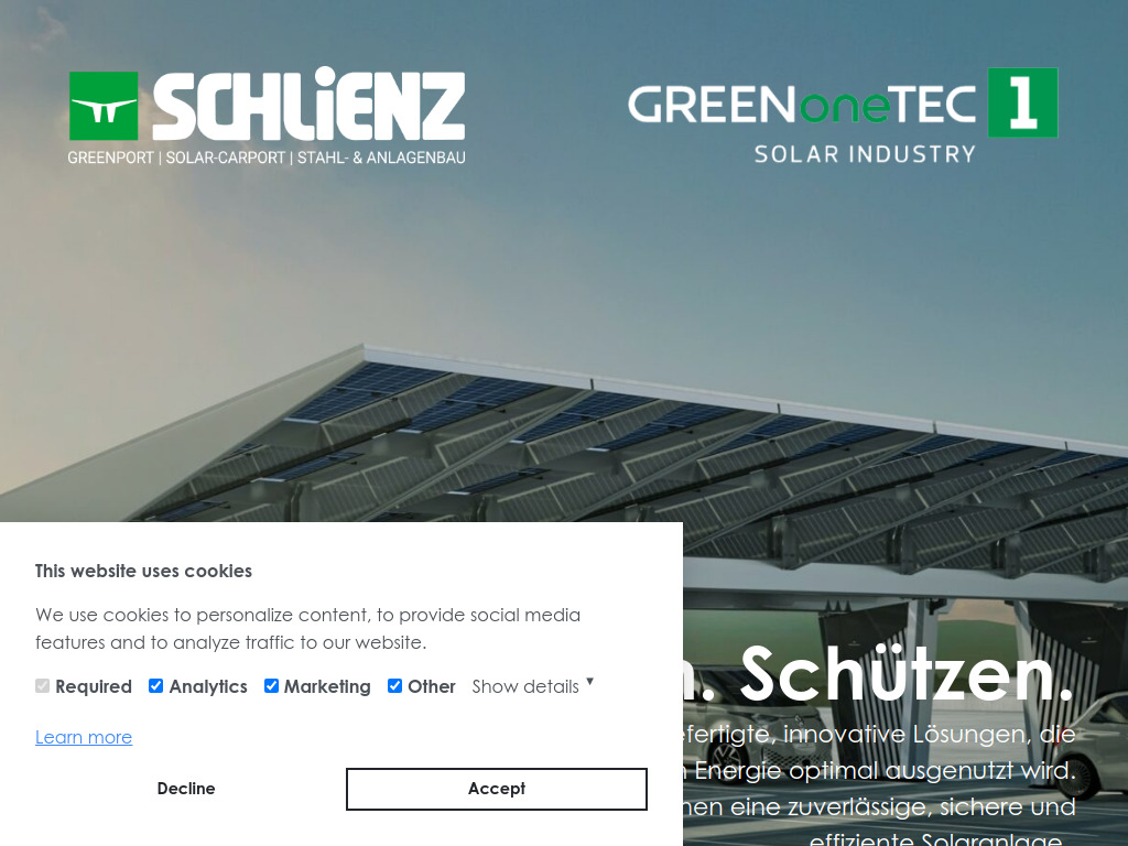 Website von Manfred Schlienz GmbH in Baltmannsweiler