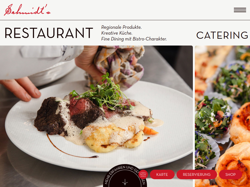 Website von König Albert Gaststättenbetriebsgesellschaft mbH in Dresden