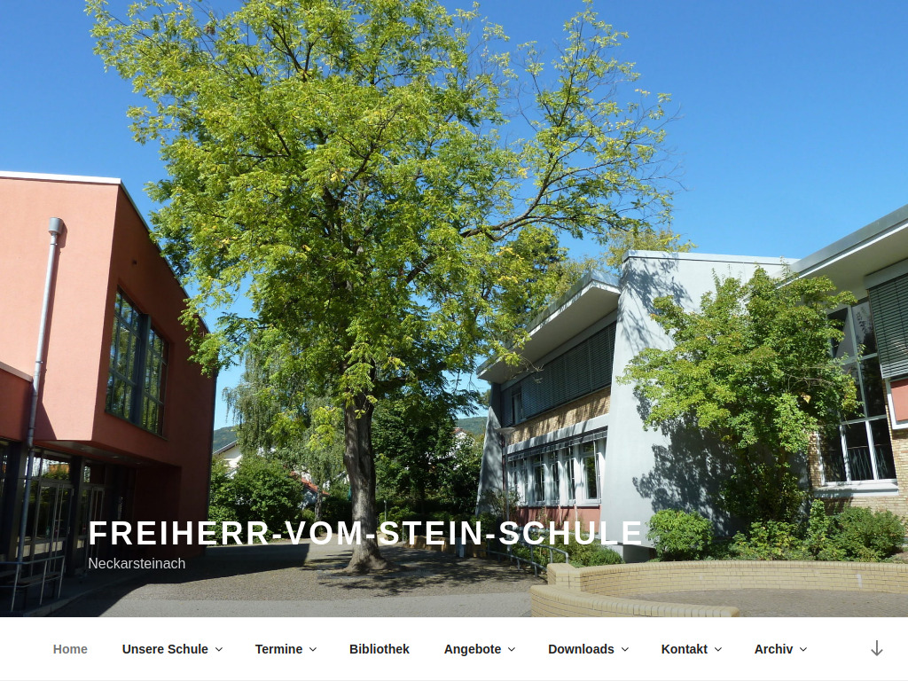Website von Freiherr-vom-Stein-Schule in Neckarsteinach