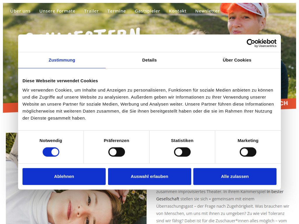 Website von Schwestern in der Überzahl Försch und Antler GbR in Hessisch Lichtenau