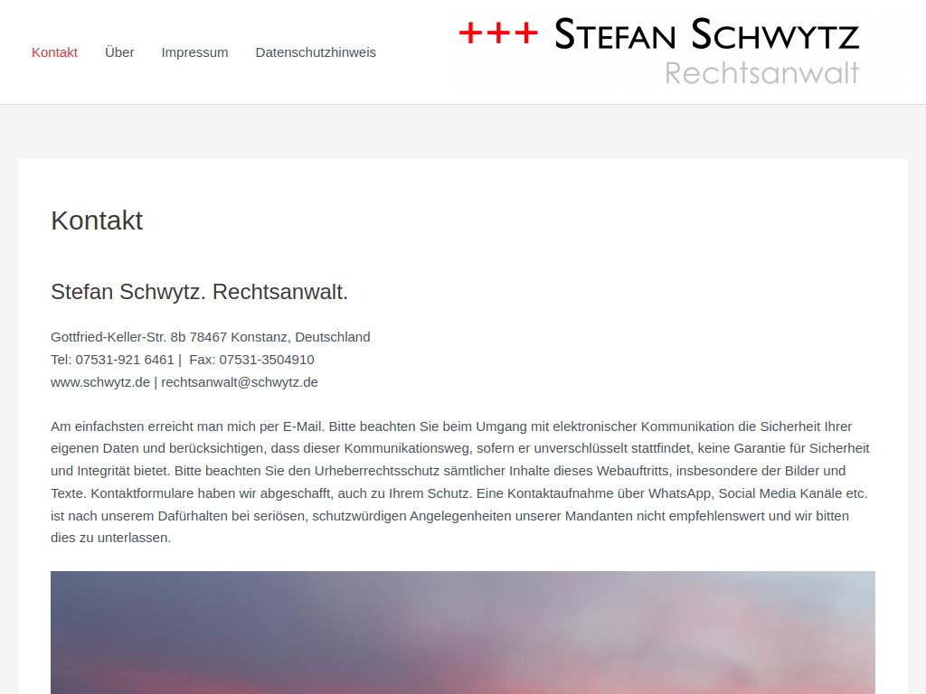 Website von Stefan Schwytz in Konstanz