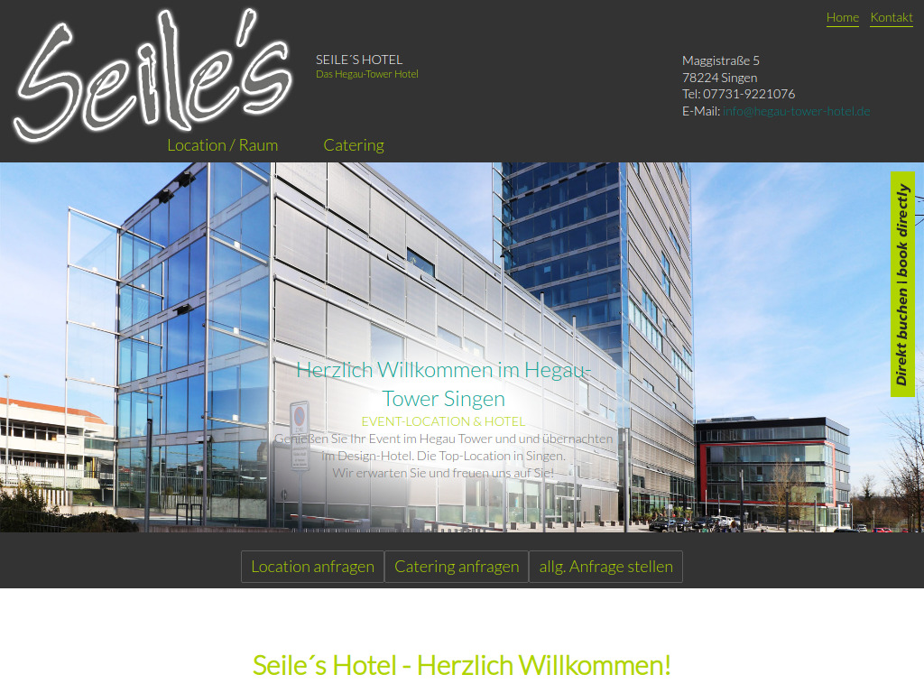 Website von seiles-restaurant.de in Singen