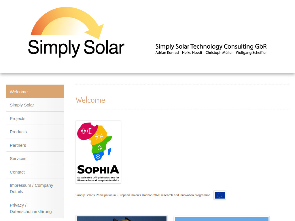 Website von Simply Solar GbR in Aislingen