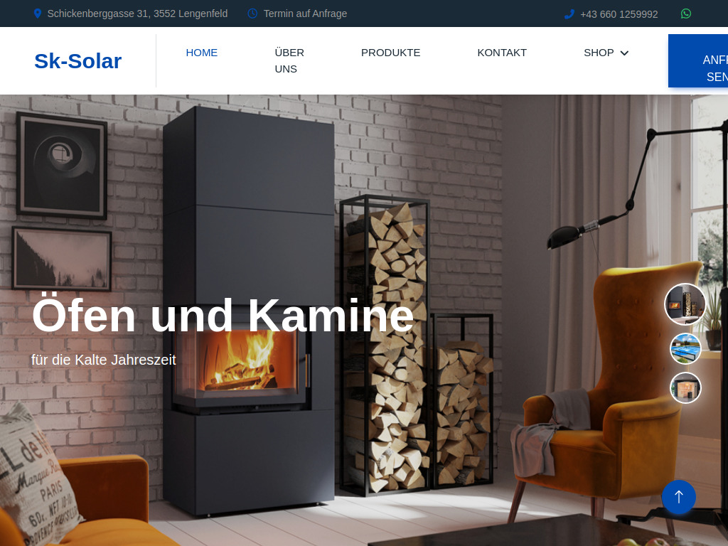 Website von Sk-Solar in Lengenfeld