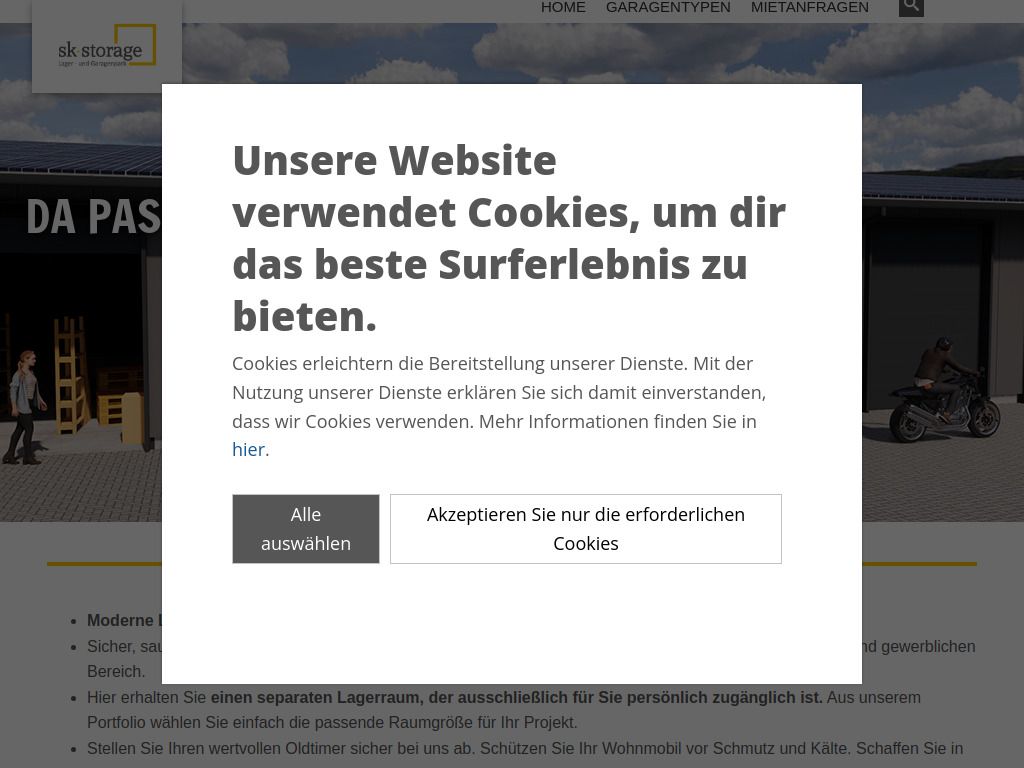 Website von SK Solar Anlagen GmbH in Havixbeck
