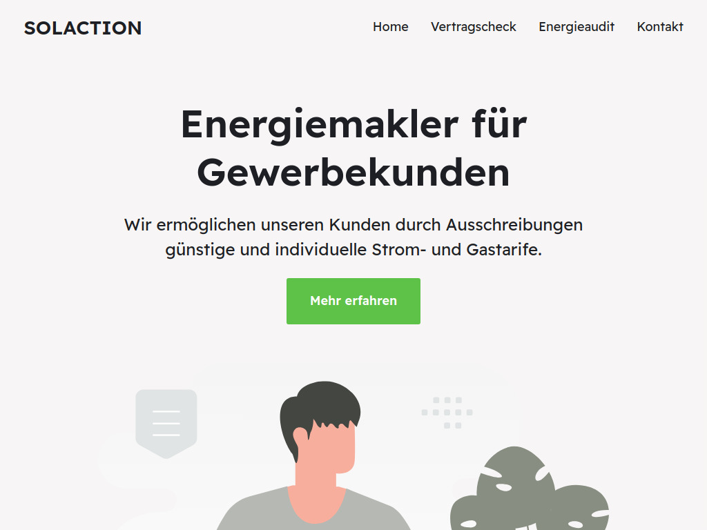 Website von Solaction GmbH in Langgöns
