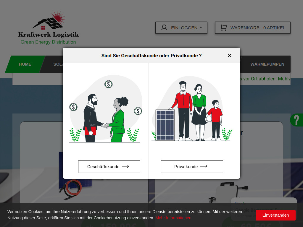 Website von Paket.ag & Easylox GmbH in Schifferstadt