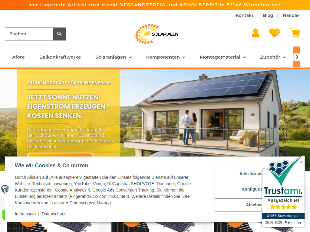 Website von Smartec GmbH&Co.KG in Würselen