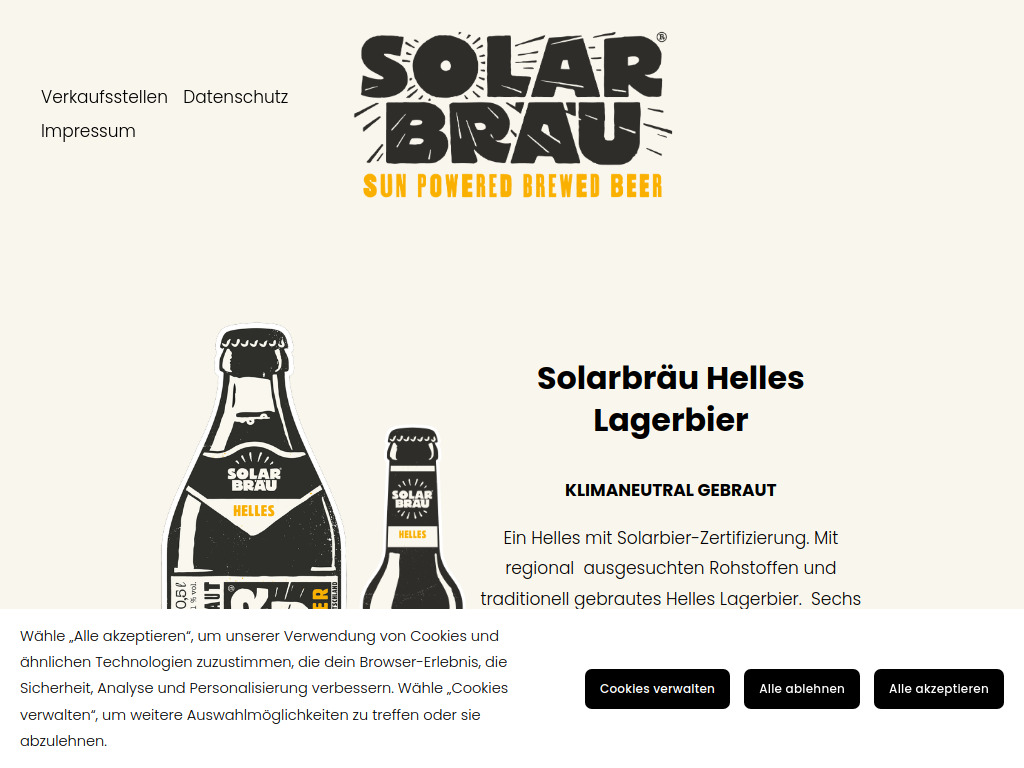 Website von Feinschluck GmbH in Hamburg