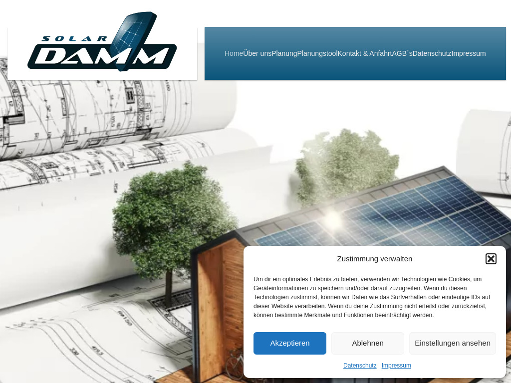 Website von Solar Damm in Leipzig