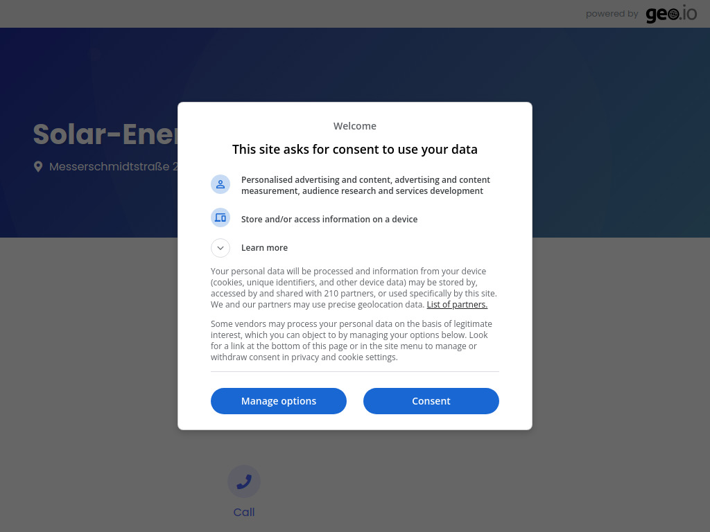 Website von Solar-Energiedach GmbH in Sembach