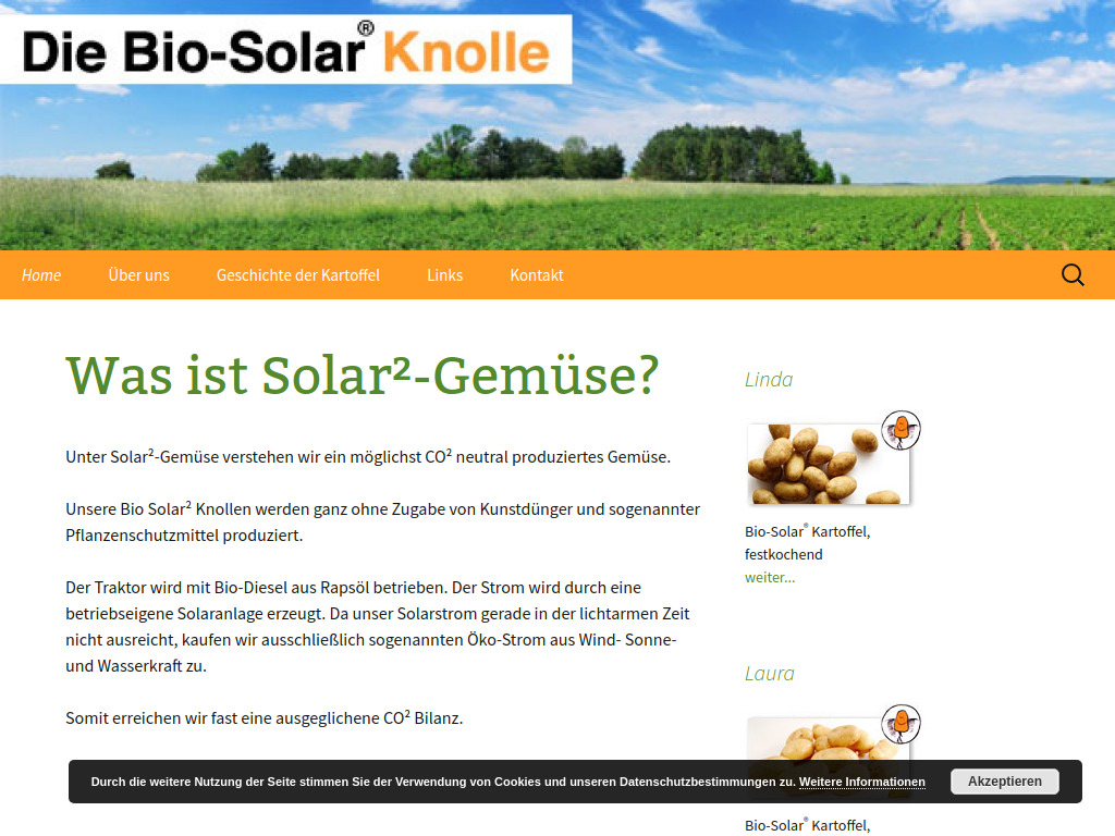 Website von ÖRE Bio-Protect GmbH in Schwentinetal