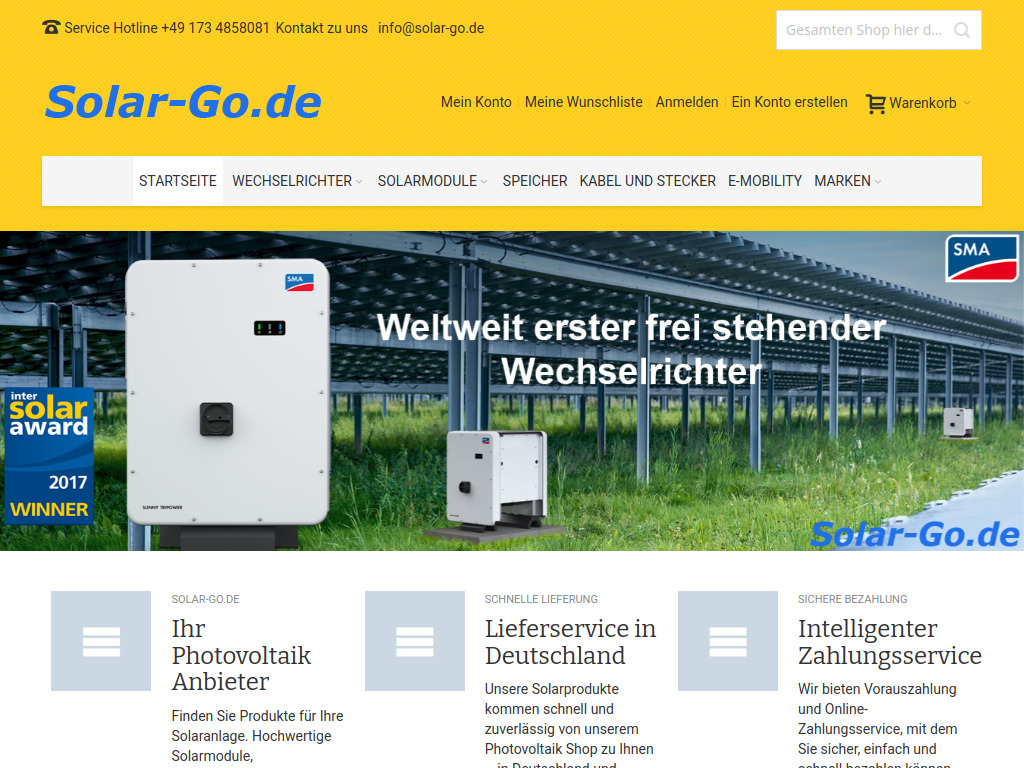 Website von MD Energy GmbH in Bückeburg