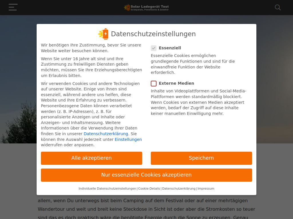 Website von André Linde in Glinde