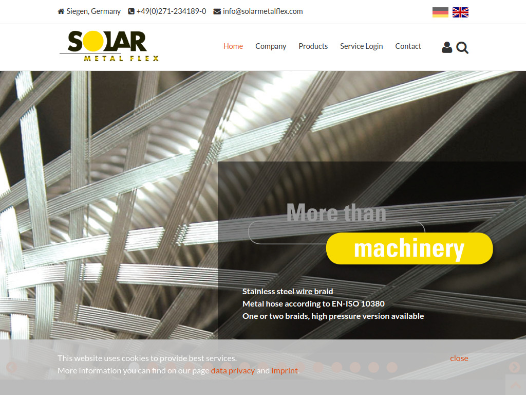 Website von SOLAR Kurt Birnbreier GmbH in Siegen