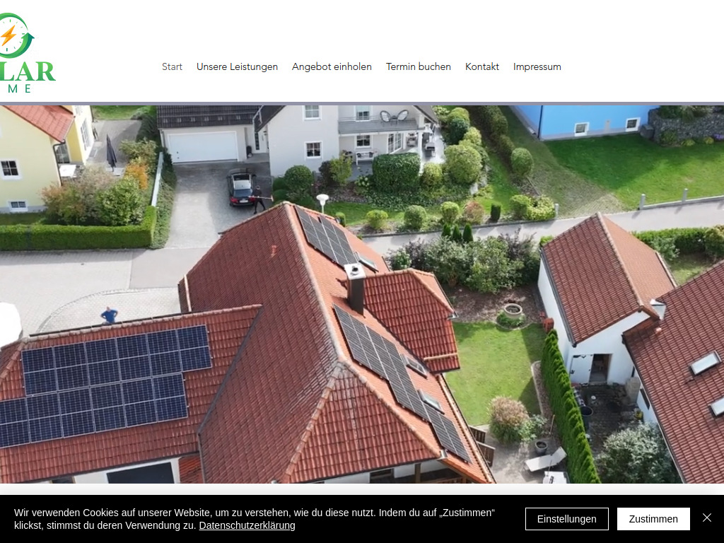 Website von Solar Time GmbH in Weiden i.d.Opf