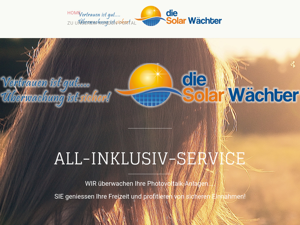 Website von Die Solar-Wächter UG in Goldbach