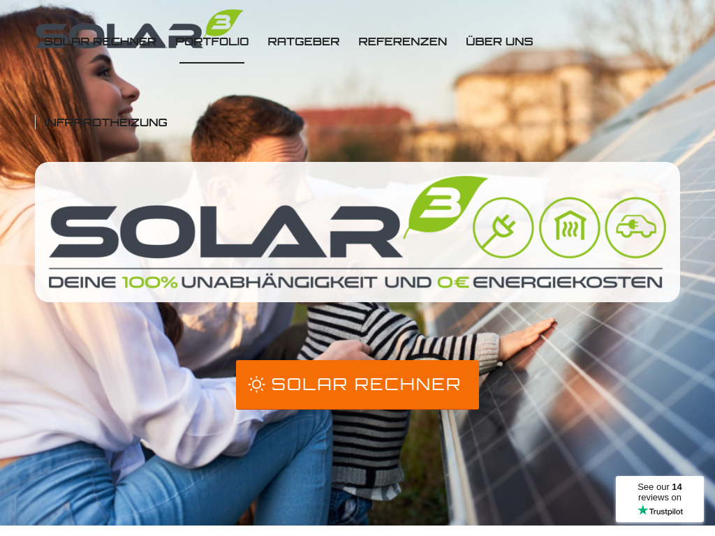 Website von Solar Hoch Drei GmbH & Co. KG in Bremen