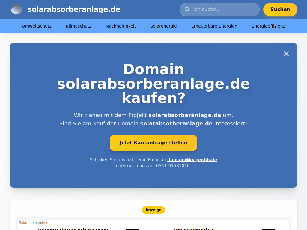 Website von KV GmbH in Osnabrück