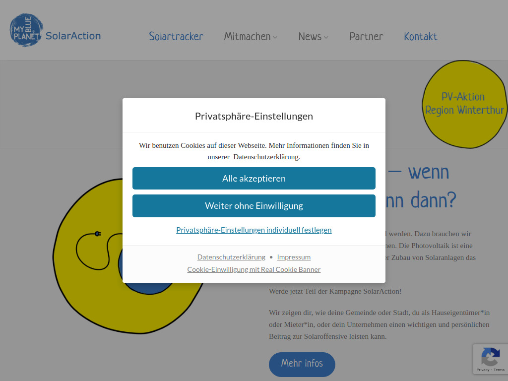 Website von solaraction.ch