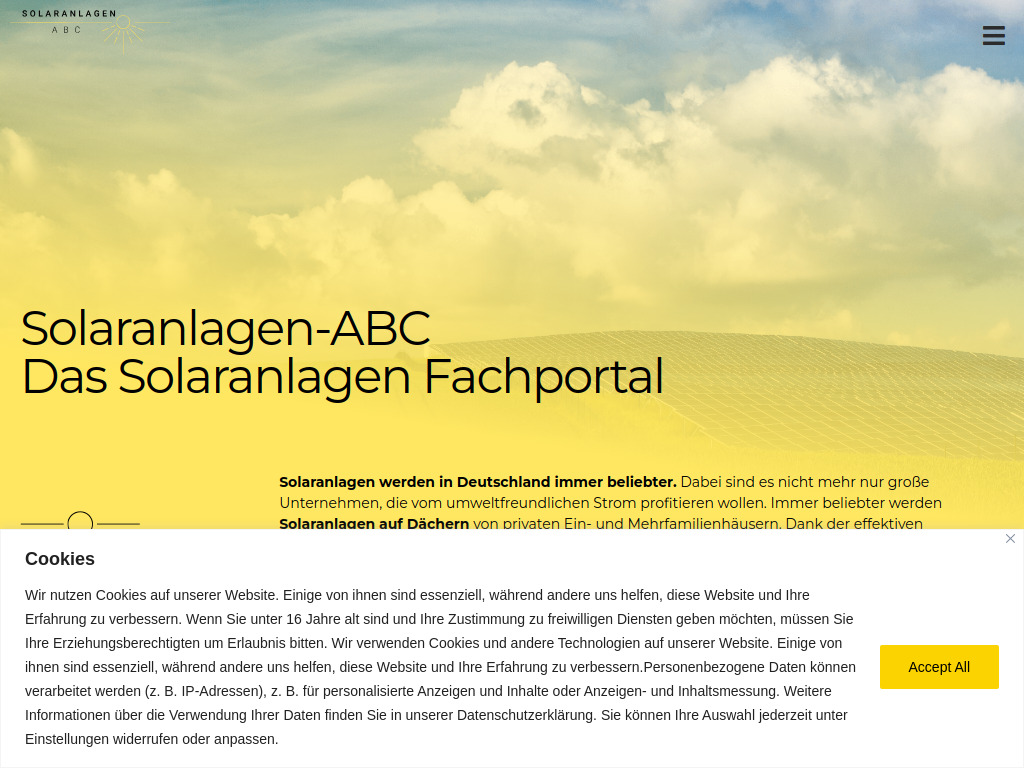Website von Sunlife-Energy GmbH in Zschorna