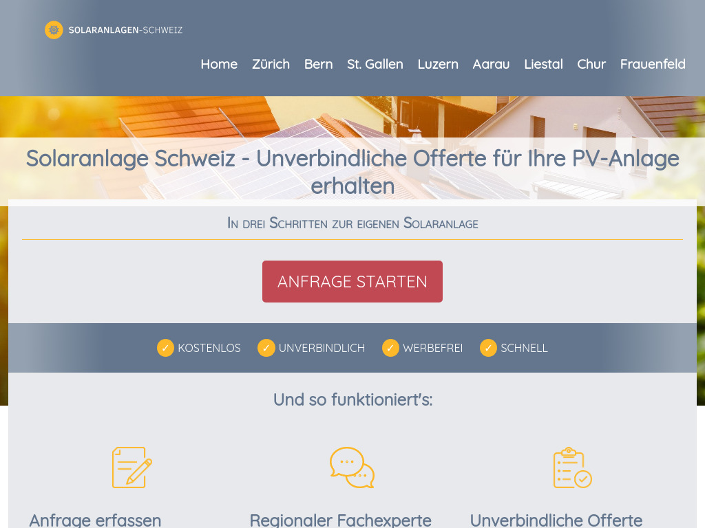 Website von Auftragsmeister GmbH in Luzern