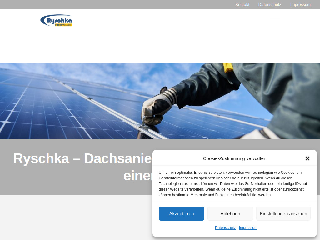 Website von Jürgen Ryschka Dach & Blech GmbH in Schwabach