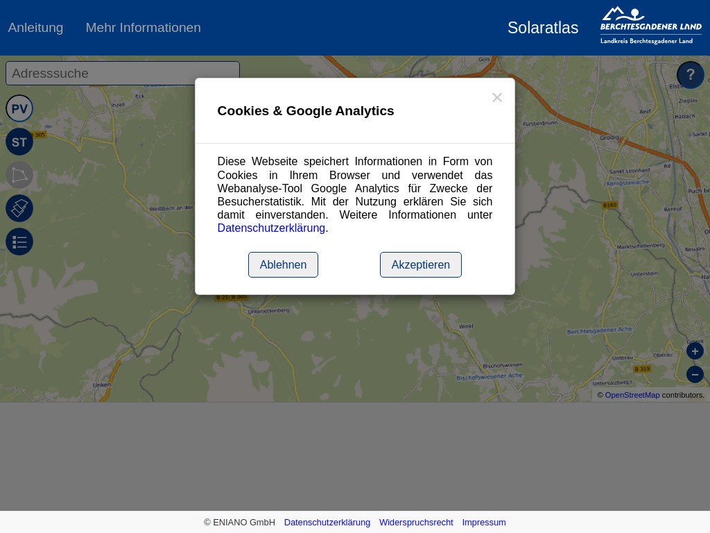 Website von ENIANO GmbH in München