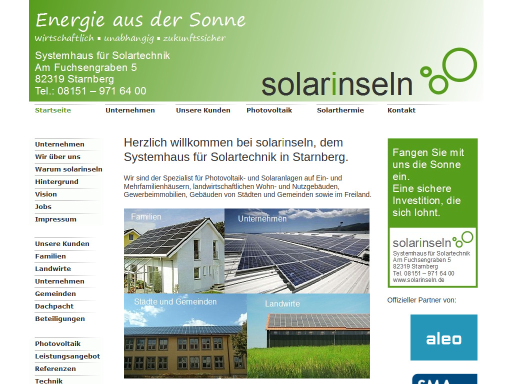 Website von solarausstatter.de