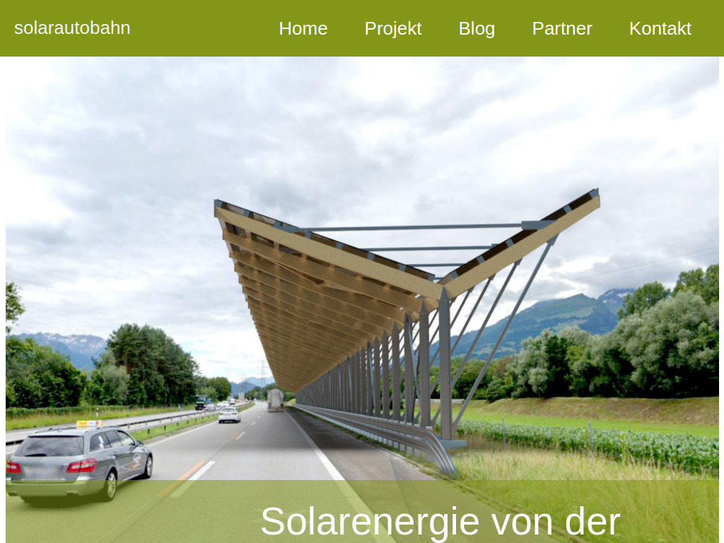Website von solarautobahn