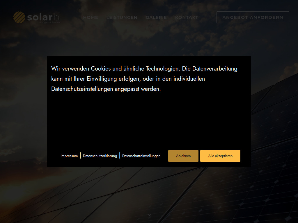 Website von solarbi Inh.: J. Nassal-Schellinger in Bielefeld
