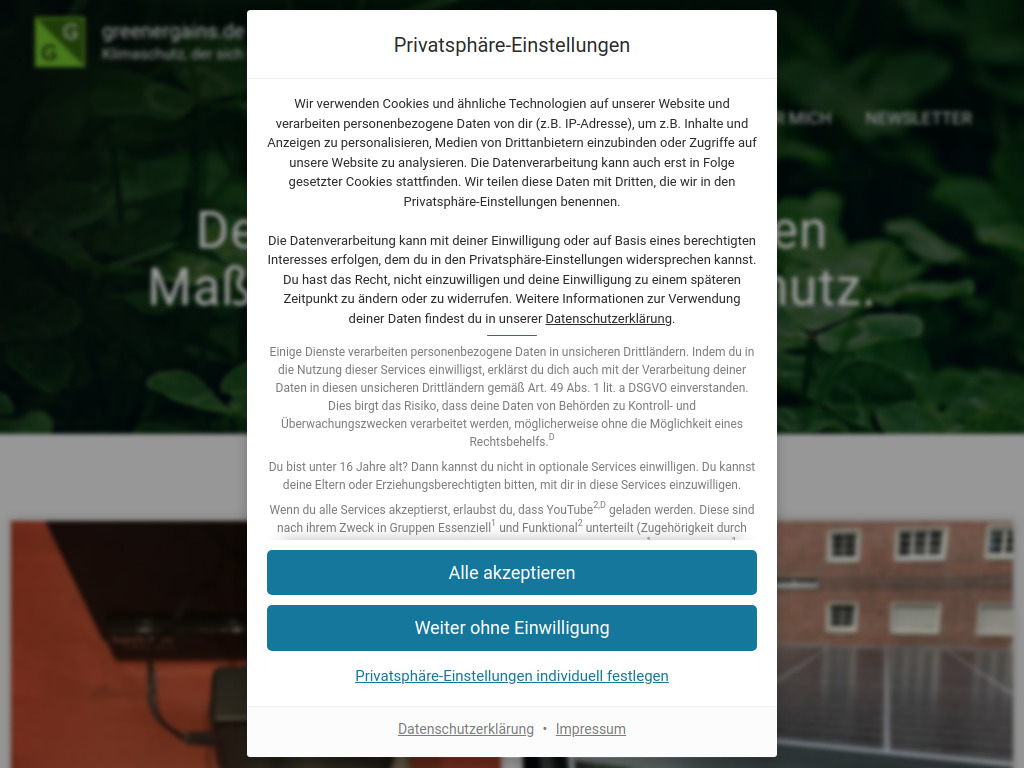 Website von Johannes Thewes in Duisburg