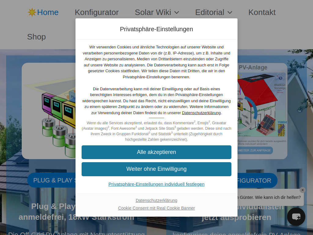 Website von Solarbringer GmbH in Markranstädt