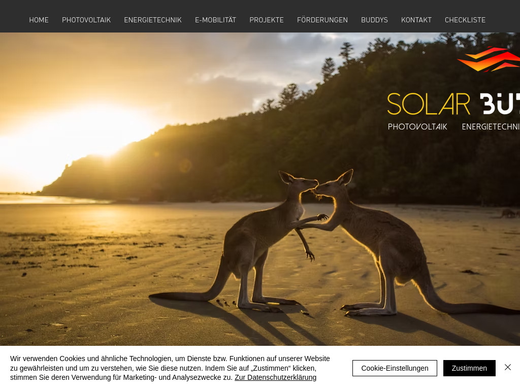 Website von Solarbuddys GmbH in Marchtrenk