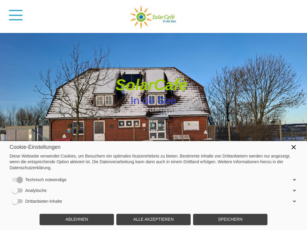 Website von SolarCafé in Pellworm