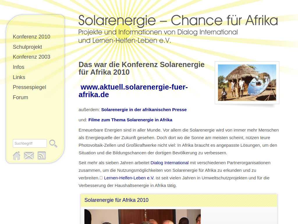 Website von Dialog International