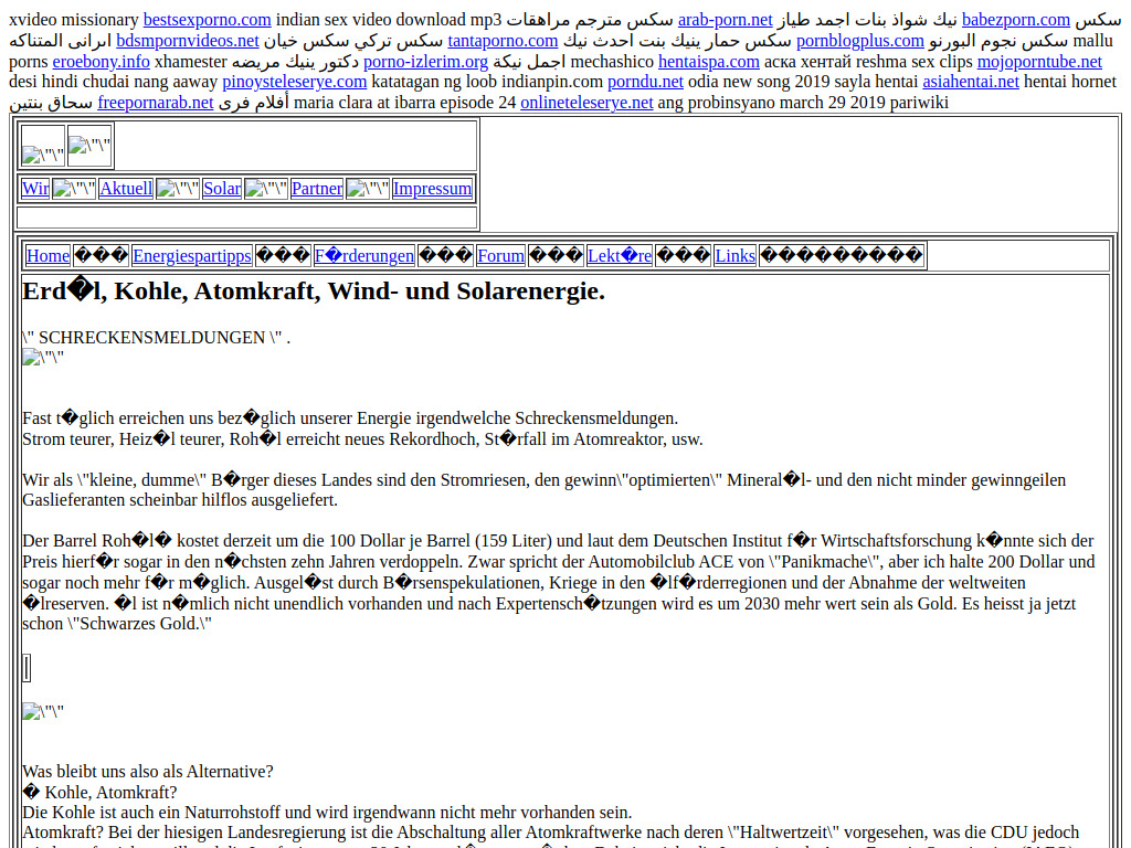 Website von SOLAREXX in Mörlenbach