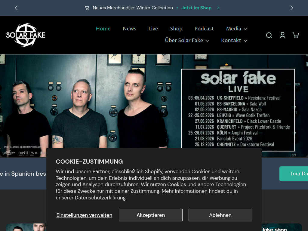 Website von SOLAR FAKE > Offizielle Webseite