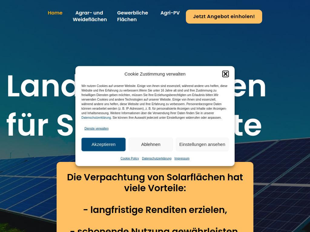 Website von Blueberry Energy GmbH in München