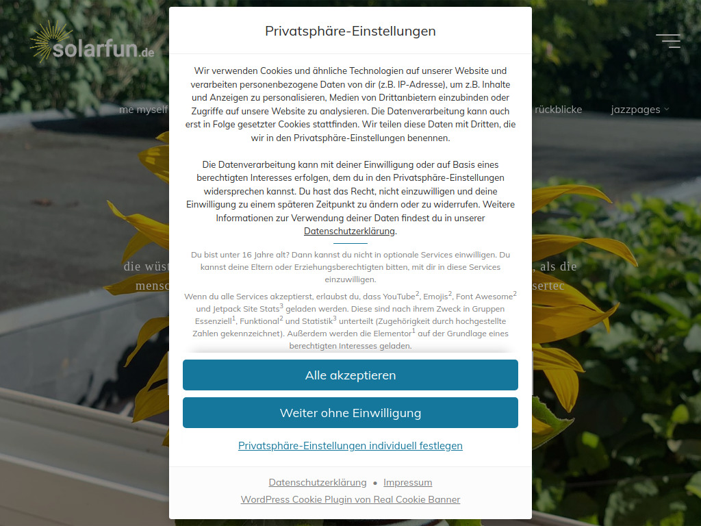 Website von Joachim Hoff in Osnabrück