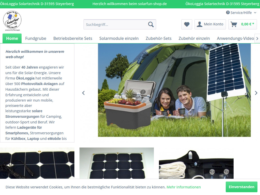 Website von SolarFun Inh. Joachim Kreutzer in Steyerberg